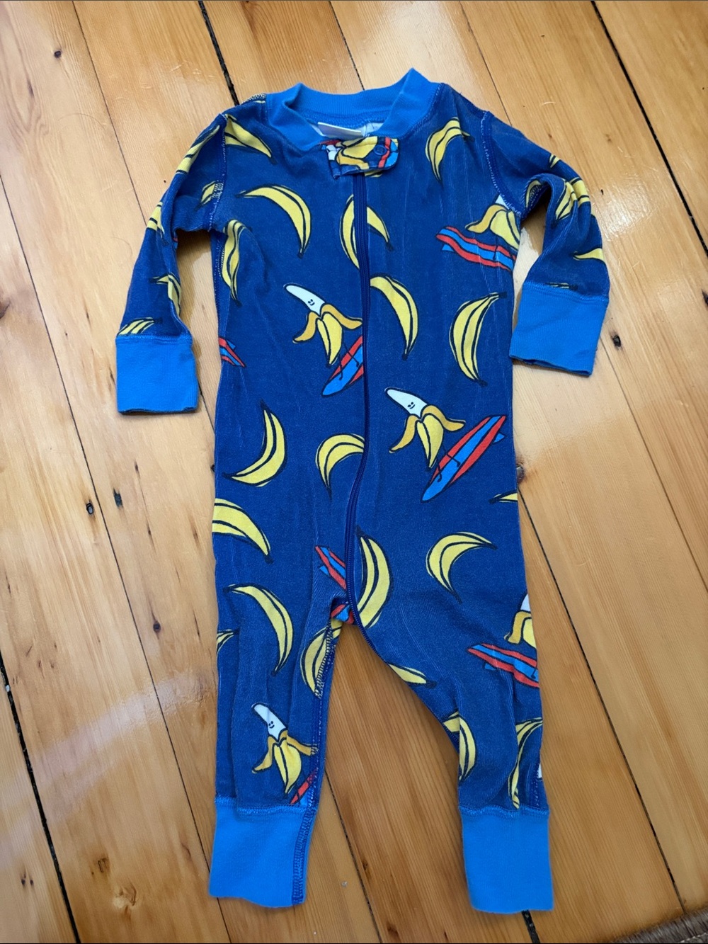 🍌Hanna Andersson 3-6M Banana Surf Print One-Piece